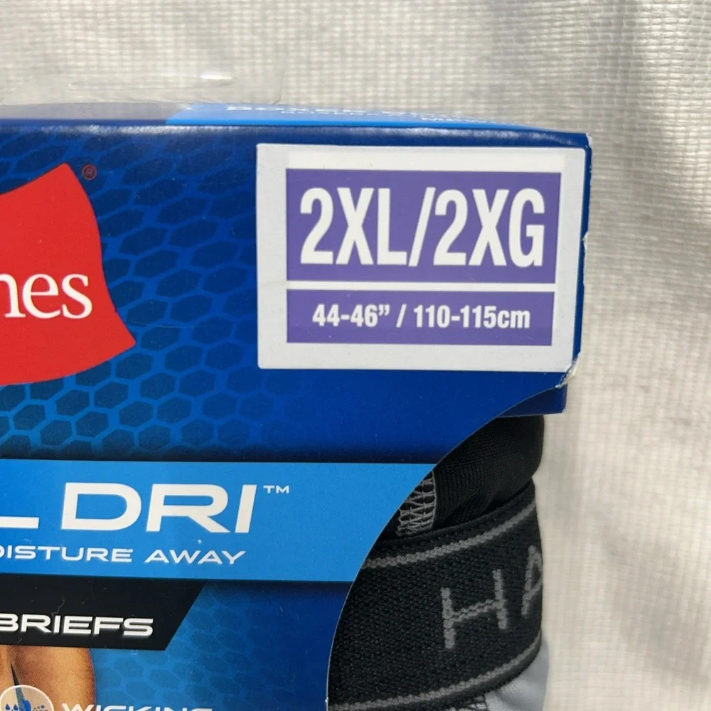 Hanes Cool DRI Boxer Briefs 2 Pack 2XL Tagless Moisture Wicking NWT